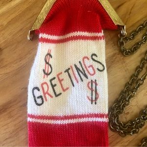 Vintage Christmas Coin Stocking Gift